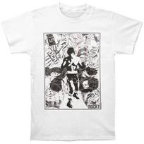 Rocky 76 Collage Slim Fit balti unisex marškinėliai S