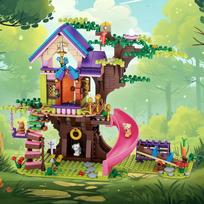 ToylinX statybinis žaislas mažiems vaikams Miško namas medyje svajonių pilis Keičiamas plytų modelis Edukacinis vaikams Kalėdų Helovinas rūgščios žalios spalvos