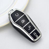 TPU Shell Fob Protector Case Key Cover Byd Song Plus Yuan Pro Atto 3 Han Ev E2 Song X Qin Tang Priedai juoda