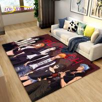 Bleach Japan Anime Cartoon Area Rug Large,Carpet Rug for Living Room Bedroom Sofa Doormat Decoration,kid Play Non-slip Floor Mat 40cm x 60cm