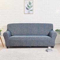 Sofa Cover Elastic For Living Room Spandex Corner Couch Slipcover For L Shaped Sofa Funda Sofa Chaise Lounge 1-seater 90-140cm gray