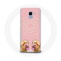 Coque pour Samsung Galaxy A6 2018 Dogue de Bordeaux symétrique photo