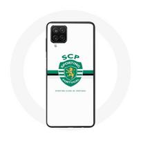 Coque maniacase pour samsung Galaxy A12 scp sporting portugal fond blanc juoda