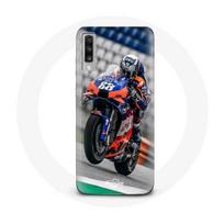 Case - Maniacase - Samsung Galaxy A70 - Miguel Oliveira Moto GP 88 - Silicone - Soft juoda