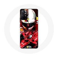 Coque pour Xiaomi Redmi Note 11s 5G Formule 1 Sebastian Vettel F1 Rouge raudona