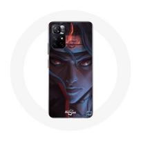 Coque pour Xiaomi Redmi Note 11s 5G Itachi Uchiwa Naruto Manga Affiche Visage