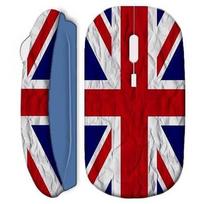 Souris Sans Fil Drapeau Uk Bleu