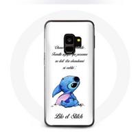 Coque - Samsung - Galaxy S9 - Lilo et Stitch - Ohana Citation - Blanc balta