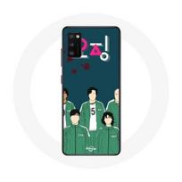 Coque Samsung Galaxy A41 Squid Game Affiche personnages Art