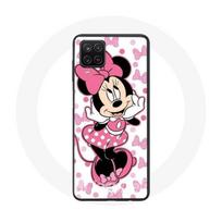 Coque Samsung Galaxy A12 Minnie Mouse Dessin animé mignon rose