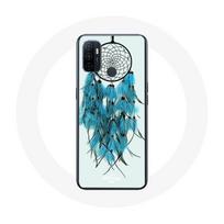 Coque Oppo A53 Attrape Rêve Bleu Fond Blanc