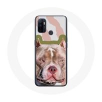Coque Oppo A53 Chien de Pitbull marron ruda