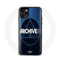Iphone 11 Pro Max dėklas Archive 81 siaubo filmas kasetė statusas x-files Fringes įtampa tamsiai mėlyna
