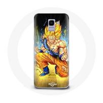 Coque pour Samsung Galaxy J6 2018 Son goku dragon ball corps enervé
