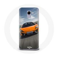 Coque pour Samsung Galaxy A6 2018 Formule 1 McLaren Orange