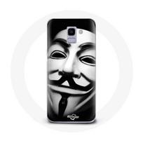 Coque pour Samsung Galaxy A8 2018 Nous sommes légion masque anonyme