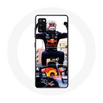 Coque pour Samsung Galaxy S20 plus Formule 1 Max Verstappen Pilote automobile F1 noir rouge et jaune