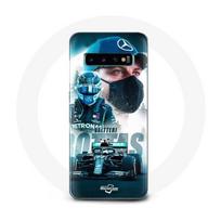 Coque pour Samsung Galaxy S10 plus Formule 1 Valtteri Bottas Pilote de F1 Noir juoda