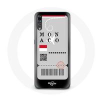 Case - Huawei - P20 - Monaco plane ticket - Soft - Synthetic protection