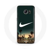 Coque pour Samsung Galaxy S6 edge Nike palmier miami