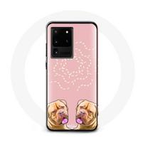 Coque pour Samsung Galaxy S20 Ultra Dogue de Bordeaux symétrique photo