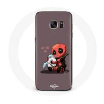 Coque pour Samsung Galaxy S6 edge DeadPool Unicorn Licorne