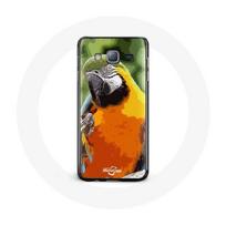 Coque pour samsung galaxy J5 2016 Aras Perroquet Orange vert