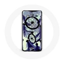 Coque pour Samsung Galaxy J7 Attrape Rêve violet gris et Noir