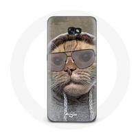 Dėklas Samsung Galaxy A5 2016 Cat su gobtuvu juokinga nuotrauka Gyvūnai