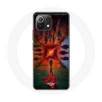 Coque pour Xiaomi Mi 11 Lite Stranger Things Saison 4 Affiche Equipages de la Nouvelle Théorie