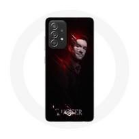 Coque pour Samsung Galaxy A52 Lucifer Série fond noir