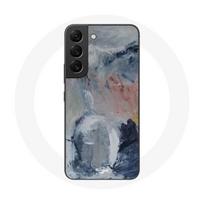 Coque pour Samsung Galaxy S22 Fond de texture abstraite gris pilka
