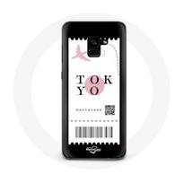 Coque pour Samsung Galaxy A8 Plus Billet d'avion Tokyo Japon