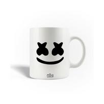 Keramikinis puodelis - MANIACASE - Marshmello DJ - Juodas - 30cl - Tinka plauti indaplovėje