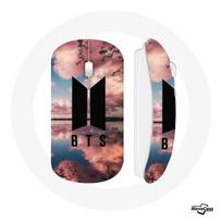 Souris Sans Fil Bangtan Sonyeondan BTS Logo Noir Fond Coucher de Soleil