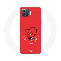 Coque pour Oppo A93 BTS Bangtan Garçons BT21 TATA V Fond Rouge