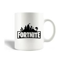 Fortnite Logo juodas keramikinis puodelis