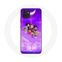Coque pour Samsung Galaxy A03 BTS TinyTAN Animation Affiche RM Jin Suga J-Hope Jimin Jungkook Et V Zero O’Clock juoda