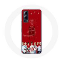 Coque pour Vivo Y72 BTS Bangtan Garçons Fond Rouge Cadeau de Noël 2023