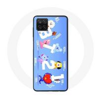 Coque pour Samsung Galaxy A12 BTS Bangtan Sonyeondan BT21 Van Tata Chimmy Cooky Rj Koya Shooky Et Ma