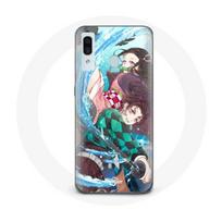 Coque pour Samsung Galaxy A20e Tanjiro et Nezuko Demon Slayer Kimetsu no Yaiba Anime