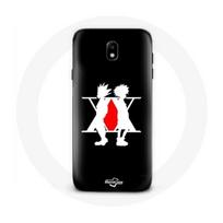 Coque pour Samsung Galaxy S5 Hunter x Hunter Manga Logo Fond Noir
