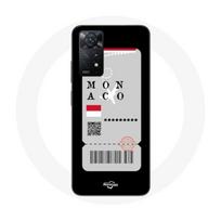 Coque Redmi Note 11 Pro 5G Billet d'avion Monaco