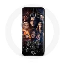 Coque pour Samsung Galaxy S6 Game of Thrones Saison 8 Le Trône de Fer L'affiche de L'équipage Logo A