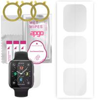 3x apgo Hydrogel Screen Protector for Oppo Watch 2 46mm, Hydrogel Film, with positioning layer easy installation