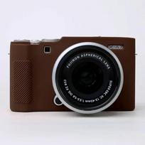 Silikono dėklo fotoaparato krepšys, skirtas Fujifilm X-A7 XA7 silikoninis dėklas, skirtas Fujifilm X-A5 XA5 X-A5 A3 ruda
