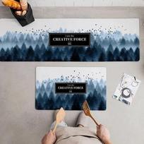 Virtuvė Grindų Kilimėlis Namų dekoras Koridorius Kilimas Miegamasis Svetainė Prie lovos Ilgas Kilimėlis Vonios Neslystantis Plaunamas Įėjimo Kilimėlis 40cmx60cm 1pc gray