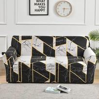 Spausdintas tampus sofos užvalkalas svetainei L formos kombinuota šezlongo sofa užvalkalas namų dekoras 1/2/3/4 vietų nuimamas Small(90-140cm)1pc gray