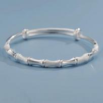 Devynių dalių bambuko apyrankė, moteriški balto vario aksesuarai, solidi, jaunatviška, stumiama madinga apyrankė Adjustable size gray