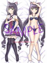 Dakimakura Anime Pillow Cover Double Horsetail Christmas 2-Side Print Pillowcase Hugging Body Cushion 40x120cm Peach Skin